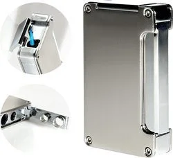 Adorini Jet Flame Feuerzeug silber