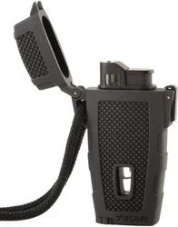 Xikar Sturmfeuerzeug Stratosphere schwarz, Turboflamme