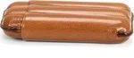 Martin Wess 491 Zigarrenetui für 3 Robustos Ziegenleder Havanna Foto 4