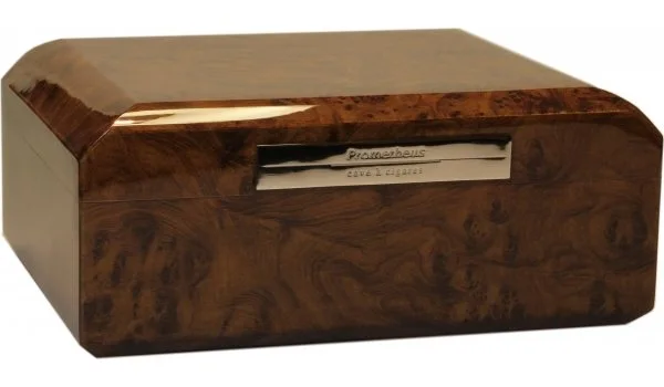 Prometheus Humidor Walnuss Oktagon für 50 Zigarren