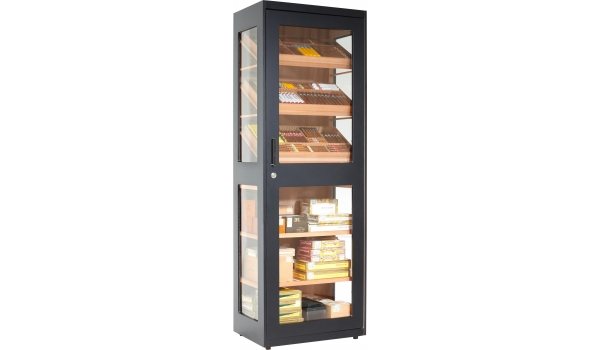 adorini Humidorschrank Capri Deluxe schwarz