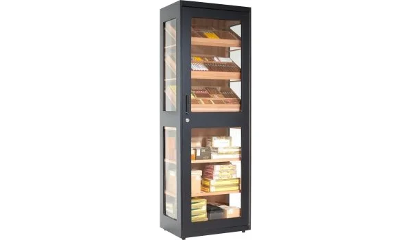 adorini Humidorschrank Capri Deluxe schwarz