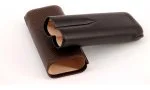 Davidoff Zigarrenetui XL-2 Leder braun 'Blatt'