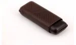 Davidoff Zigarrenetui XL-2 Leder braun 'Blatt'