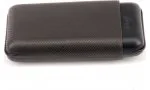 Davidoff Zigarrenetui XL-3 Leder schwarz Blatt