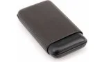 Davidoff Zigarrenetui XL-3 Leder schwarz Blatt