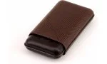 Davidoff Zigarrenetui XL-3 Leder braun Blatt