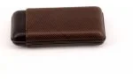 Davidoff Zigarrenetui XL-3 Leder braun Blatt