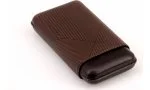 Davidoff Zigarrenetui XL-3 Leder braun Blatt