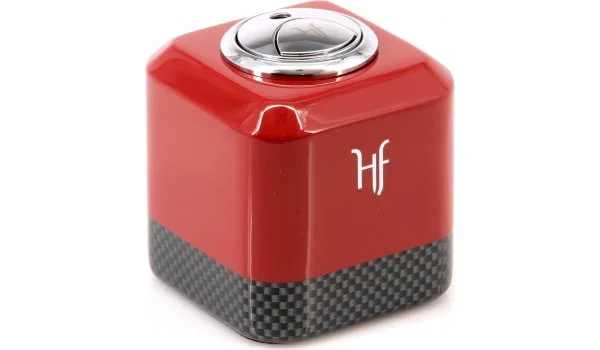 Humidif Tischfeuerzeug Rot/Carbon