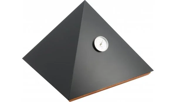 adorini Humidor Pyramid Deluxe M schwarz