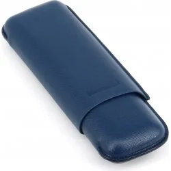 Martin Wess Zigarrenetui 2-er Double Toro Giant Blau