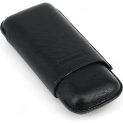 Martin Wess Zigarrenetui 2-er Double Robusto Dante Schwarz