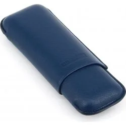 Martin Wess Dante Zigarrenetui 2-er Robusto Blau
