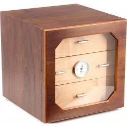 adorini Humidor Chianti M Deluxe Walnuss Schubladen mit Holzfront