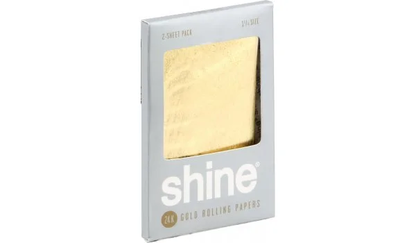 Shine 24K Gold Zigarettenpapier 2 Stück