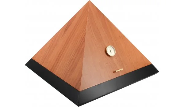 adorini Humidor Pyramid Deluxe L Bicolor Cedro Schwarz