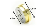 adorini Haarhygrometer  gold Foto 3