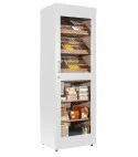adorini Roma Humidor Schrank weiß mit elektronischem Luftbefeuchter