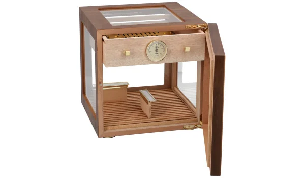 Adorini Cube Deluxe Humidor walnuss