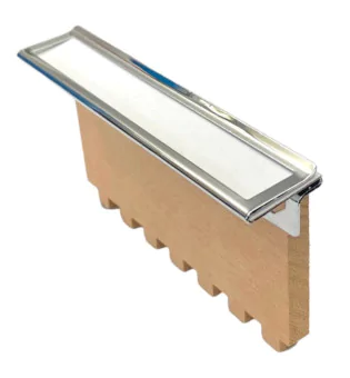 adorini Label Clips Metall silber