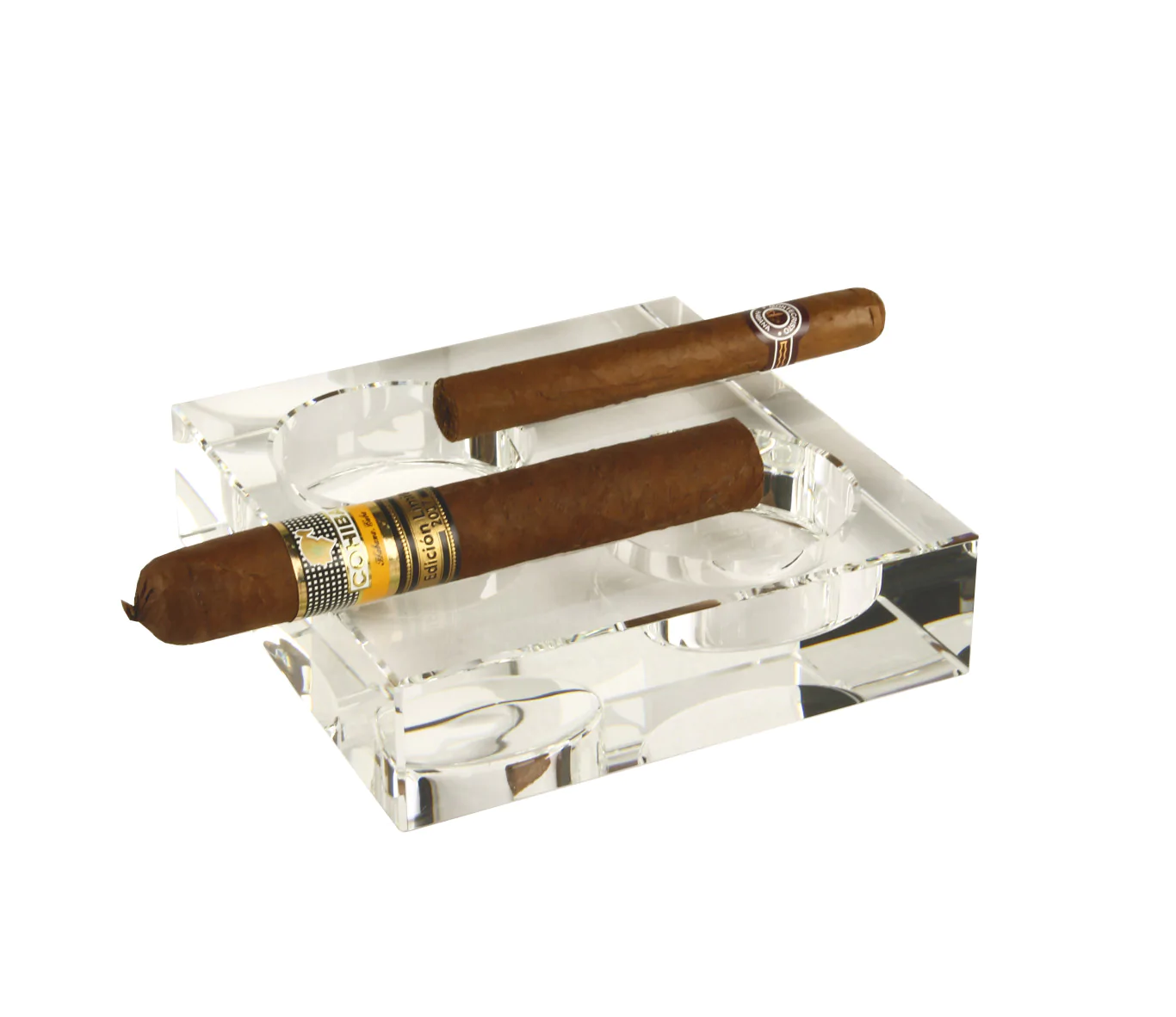 Zigarren Aschenbecher NUDE FUMO Kristall 14,7 cm