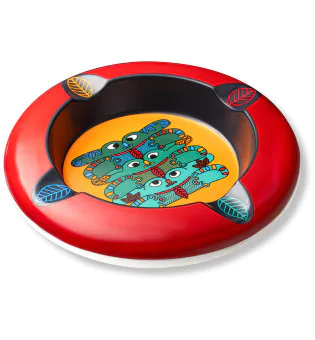 Totem Aschenbecher Healing Frog