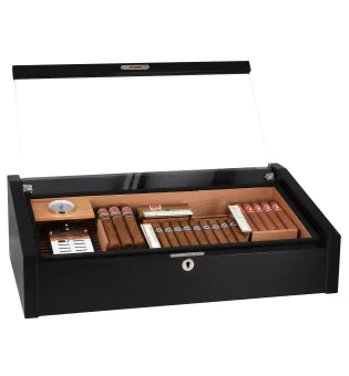 adorini Vega Deluxe Humidor schwarz Foto 109
