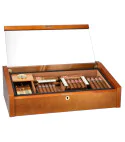 adorini Vega Deluxe Humidor braun