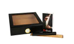 BigSmoke Humidor schwarz mit Glasdeckel Foto 2