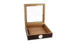 BigSmoke Humidor Set braun mit Glasdeckel Foto 4