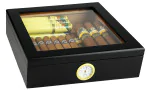 BigSmoke Humidor schwarz mit Glasdeckel Foto 9