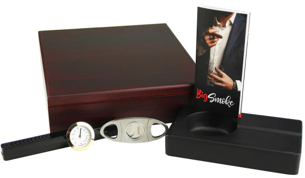 BigSmoke Humidor Set braun