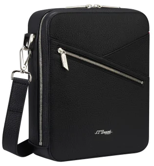 S.T. Dupont Neo Capsule Zigarren Umhängetasche Schwarz 141003