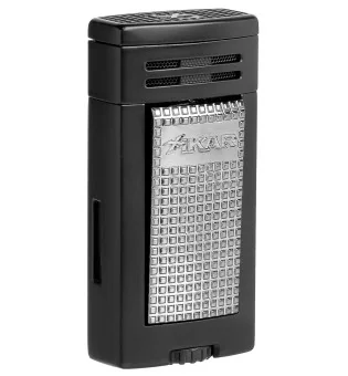 Xikar Feuerzeug Ion Doppelflamme schwarz XI-607BK