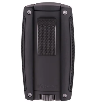 Xikar Feuerzeug Turismo Doppelflamme schwarz XI-558BK