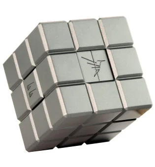 Colibri Tischfeuerzeug Jet Heritage Cube anthrazit