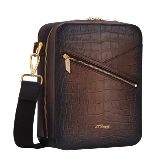 S.T. Dupont Le Grand Atelier Zigarren Umhängetasche Havana 141453