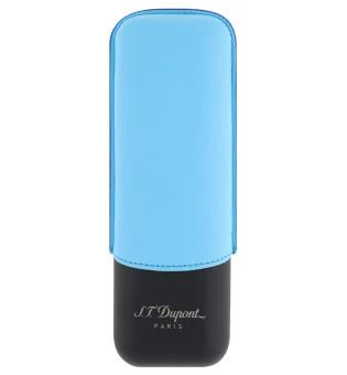 S.T. Dupont Zigarrenetui türkis und matt schwarz 183243