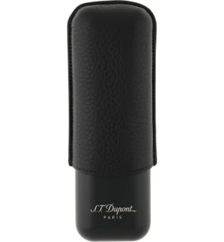 S.T. Dupont Zigarrenetui 2-er schwarz matt grau 183240
