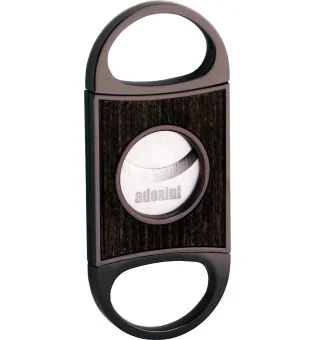 adorini Doppelklingenschneider 'Fusion' Gun Metal Eiche