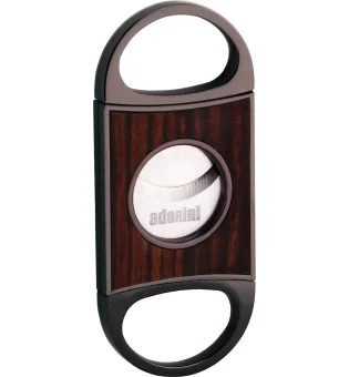 adorini Doppelklingenschneider 'Fusion' Gun Metal Ebenholz