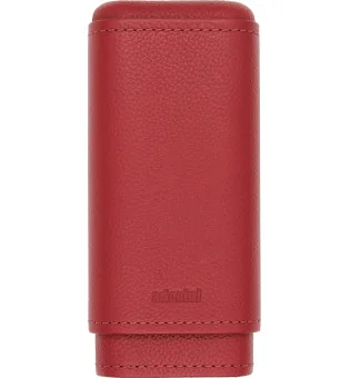 adorini Zigarrenetui Echtleder rot 2-3 Zigarren