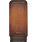 adorini Zigarrenetui Vintage Echt Leder 2-3 Zigarren braun