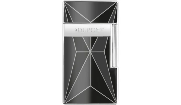 S.T. Dupont Biggy Feuerzeug Fire X Schwarz Chrom 025277