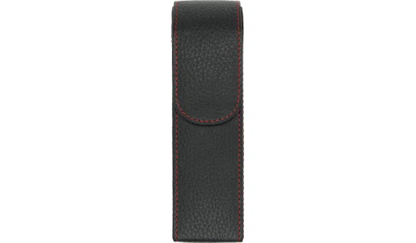adorini Taschen Zigarrenetui  Echt Leder 2 Zigarren schwarz mit Tasche für Schneider oder Feuerzeug Foto 10