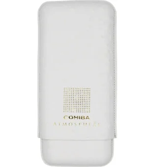 Cohiba Atmosphere Zigarrenetui Leder weiß und gold