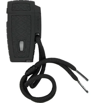 Xikar Sturmfeuerzeug Stratosphere schwarz, Turboflamme