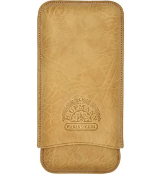 H.Upmann Zigarrenetui für 3 Zigarren braun