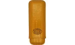 Partagas Zigarrenetui Leder Senfgelb für 2 Zigarren